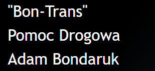 Holowanie BON-TRANS Pomoc Drogowa Adam Bondaruk zdjęcie 1